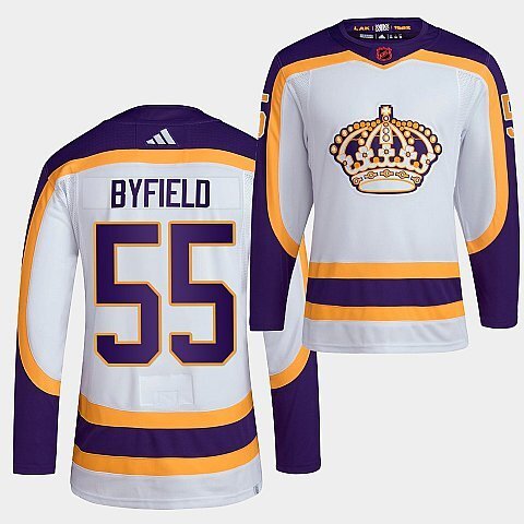 Los Angeles Kings #55 quinton-byfield-2022 white-reverse-retro-2.0-authentic-primegreen-jersey