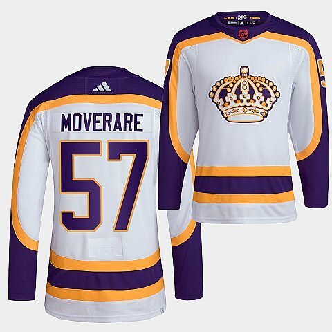 Los Angeles Kings #57 jacob-moverare-2022 white-reverse-retro-2.0-authentic-primegreen-jersey