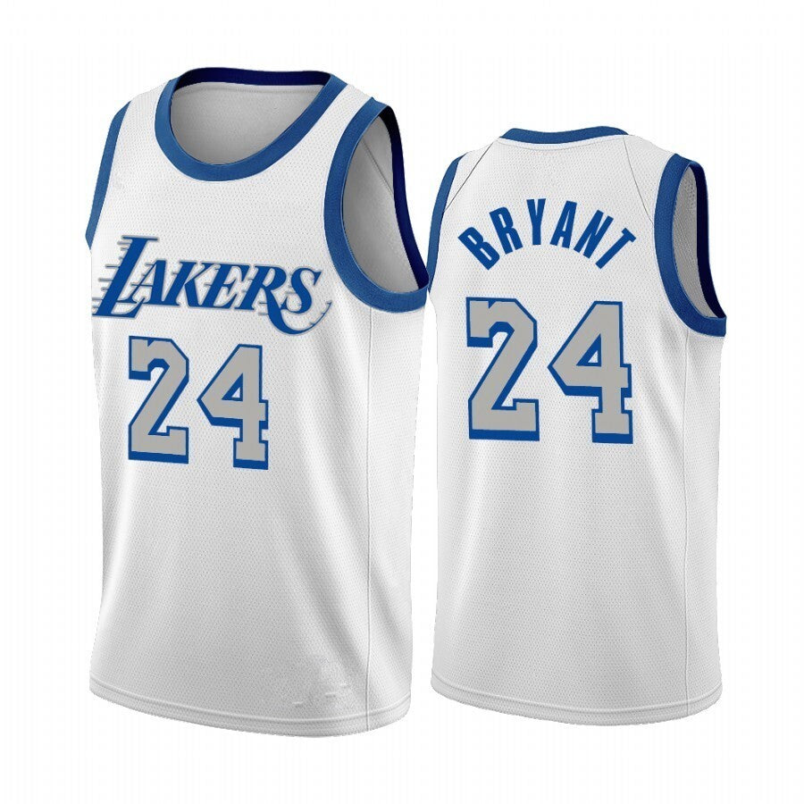 Los Angeles Lakers 24 Kobe Bryant 2021 City Lakers City White