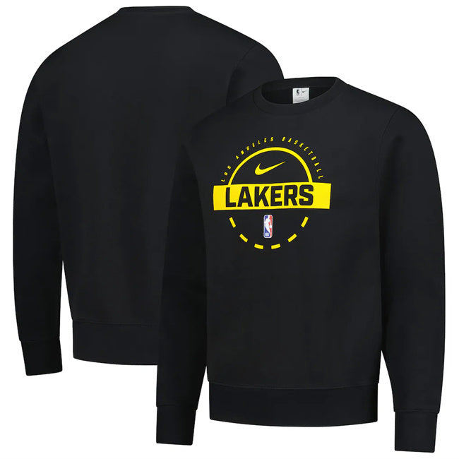 Los Angeles Lakers Black 2025 26 Practice Club Sweatshirt