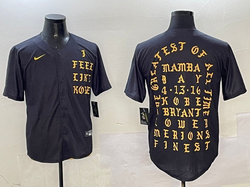 Los Angeles Lakers Kobe Gold Text