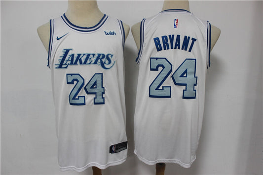 Los Angeles Lakers #24 Kobe Bryant 2021 New Season Lakers City Edition 24 # Kobe White