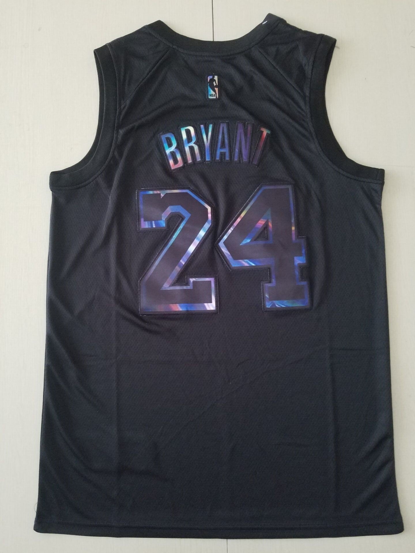 Los Angeles Lakers #24 Kobe Bryant Black Rainbow S-XXL Style 1
