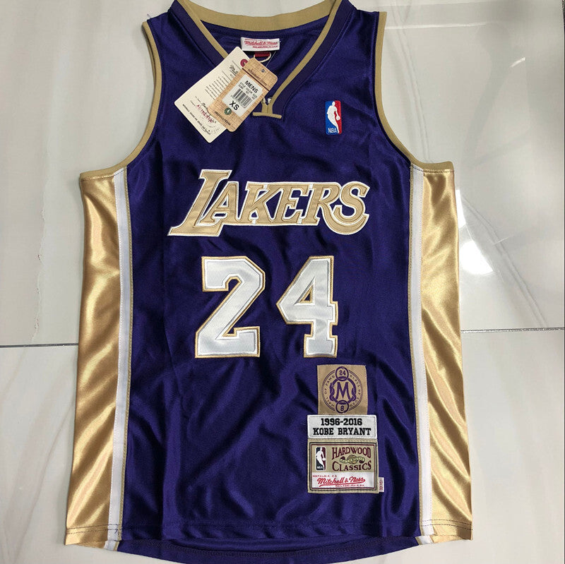 Los Angeles Lakers #24 Kobe Bryant Kobe 2020 Edition Purple Jersey Style 2