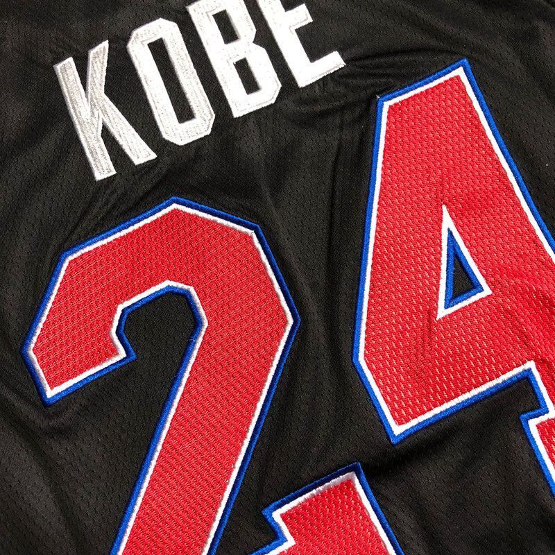 Los Angeles Lakers #24 Kobe Bryant Kobe 24 # 15 All-Star Black xs-xxl Style 5