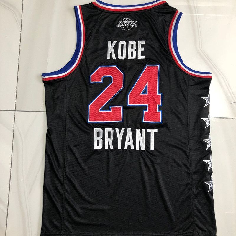 Los Angeles Lakers #24 Kobe Bryant Kobe 24 # 15 All-Star Black xs-xxl Style 7