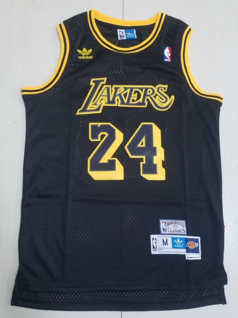 Los Angeles Lakers #24 Kobe Bryant Lakers 24 Retro Black s-xxl Style 2