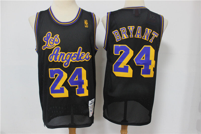 Los Angeles Lakers #24 Kobe Bryant Lakers #23, #24 Classic Retro Limited Edition Black