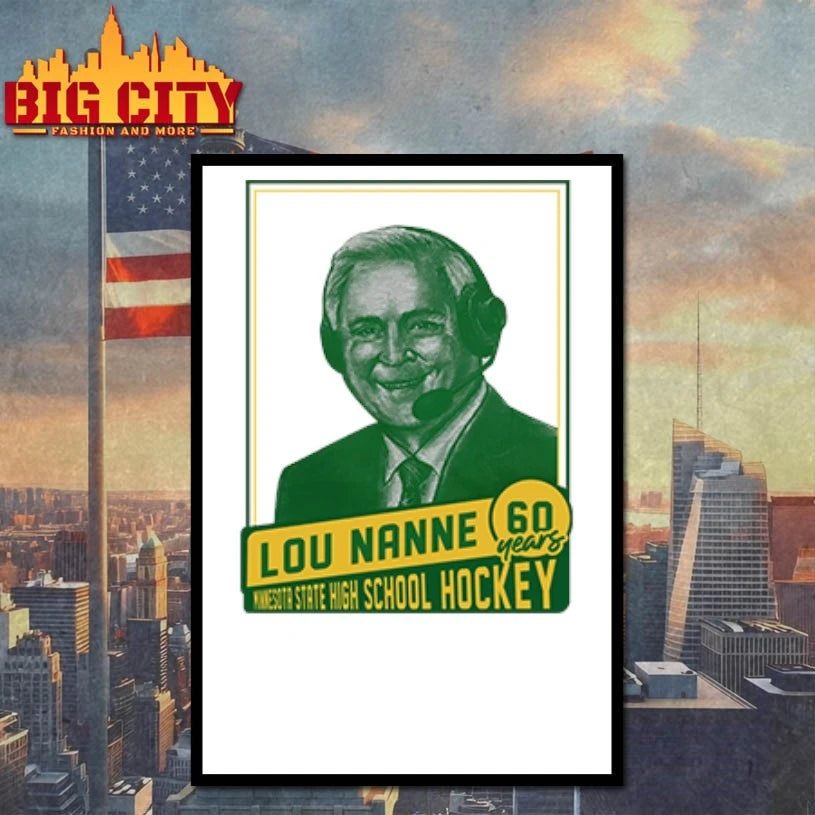 Lou Nanne 60 Years Minnesota State High School Hockey shirt