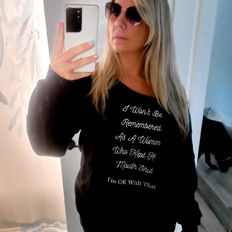Loud Mouth Woman Crewneck T-Shirts, Hoodie, Sweatshirt | WearSparks.com