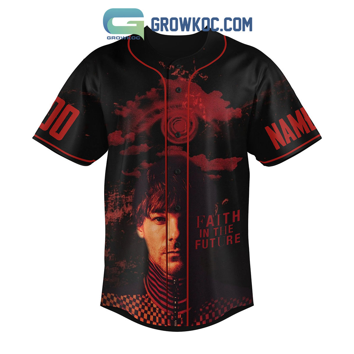 Louis Tomlinson Faith In The Future Personalized Baseball Jersey