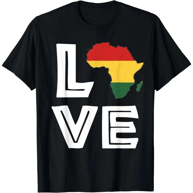 Love Africa Flag Proud African Pride Map T-Shirt Hoodie, Sweatshirt | WearSparks.com