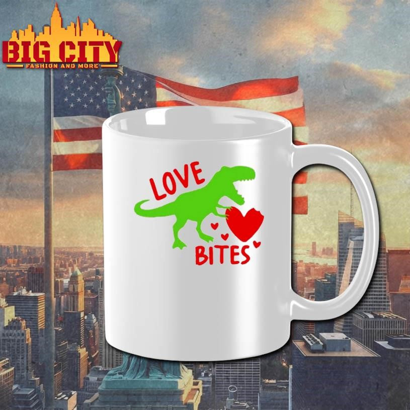 Love Bites Valentine Dinosaur Shirt