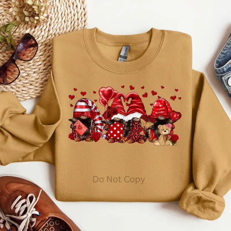 Love Day Gnomies DTF Transfer ONLY - This is NOT a T Shirt Hoodie, Sweatshirt | WearSparks.com