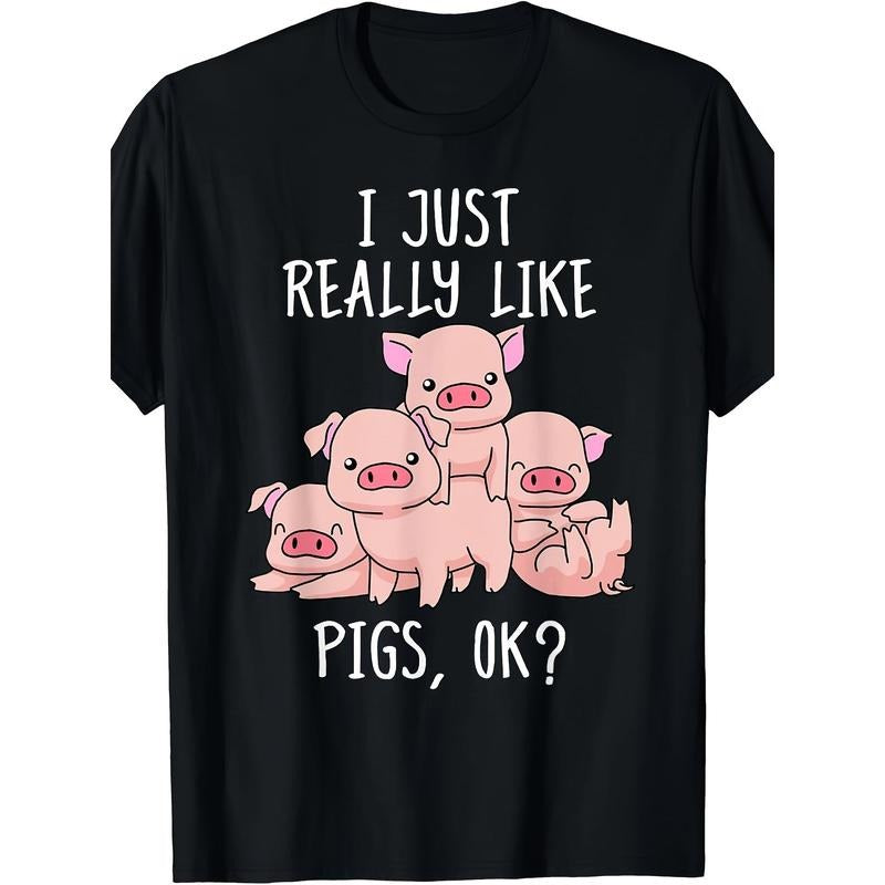 Love Pig T-Shirt Gifts Pigs Tshirt Men Cute Swine T-Shirt -  made in usa Hoodie, Sweatshirt | WearSparks.com