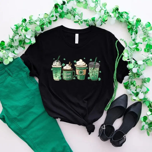 Love St Patrick's Day Shirt, Cute St Patrick's Day Shirt, Shamrock Shirt, Patrick's Green Shirt, Love With Shamrock...