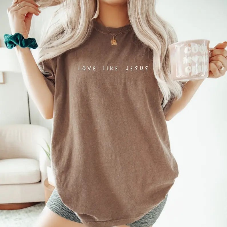 Love like Jesus Tshirt, Christian Sweatshirt, Faith Hoodie, Bible Verses | WearSparks.com