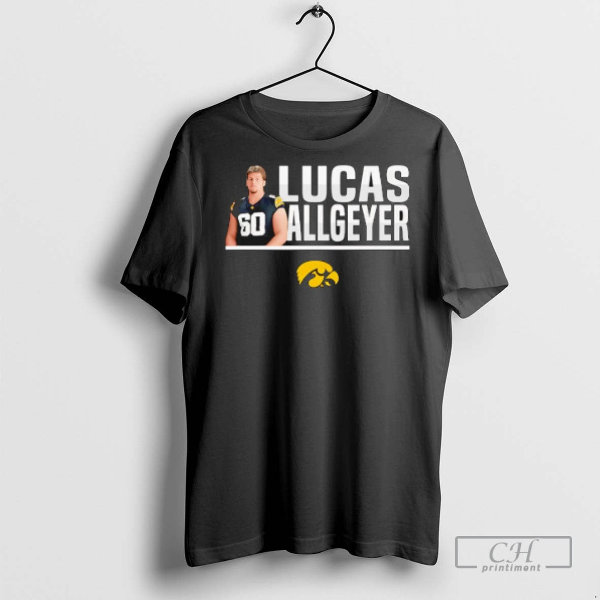 Lucas Allgeyer Iowa Hawkeyes Illustrated T Shirts