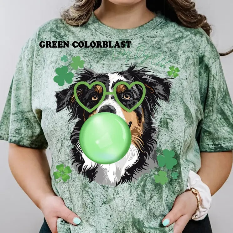 Lucky Dog Australian Shepherd Shirt ~ Unisex Apparel Relaxed Fit Printed In The USA Clothing Womenswear Casual Comfort...