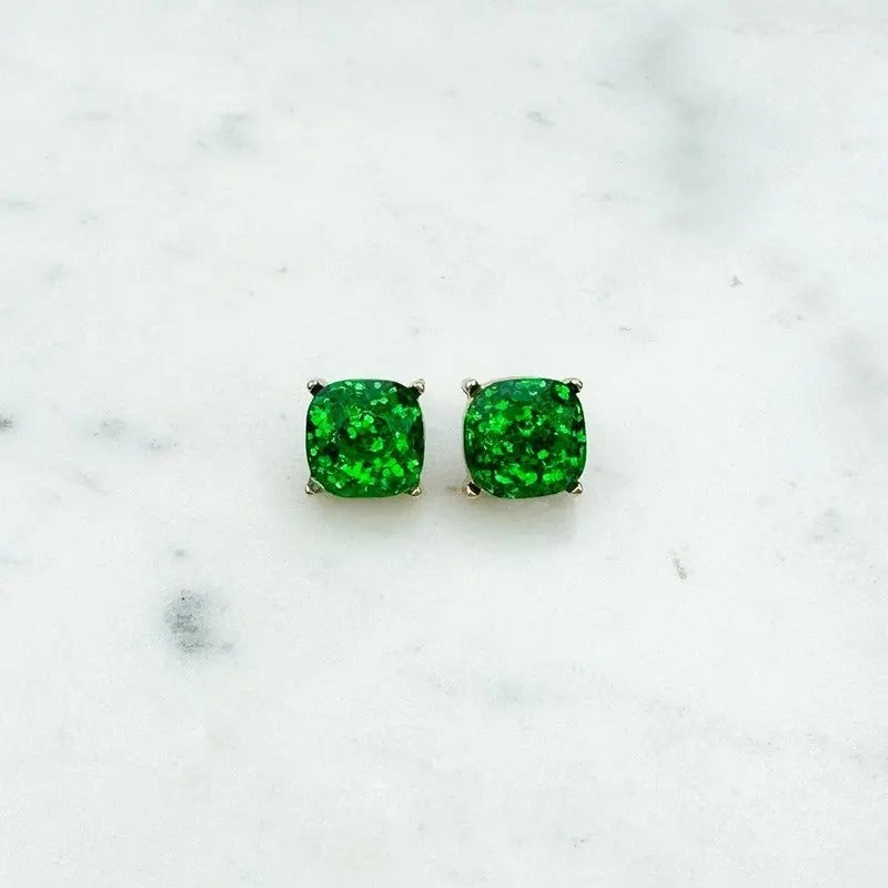 Lucky Girl Glitter Stud Earrings *Final Sale* T-Shirts, Hoodie, Sweatshirt | WearSparks.com