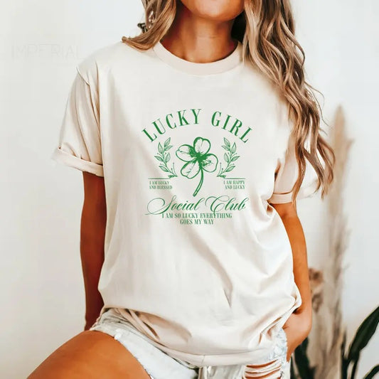 Lucky Girl Social Club Valentines Printed Sweatshirt, Dump Heart Sweatshirt, Valentines Comfort Colors T Shirt, Good...