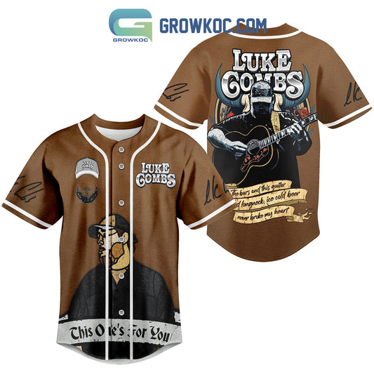 Luke Combs This One’s For You Personalized Baseball Jersey