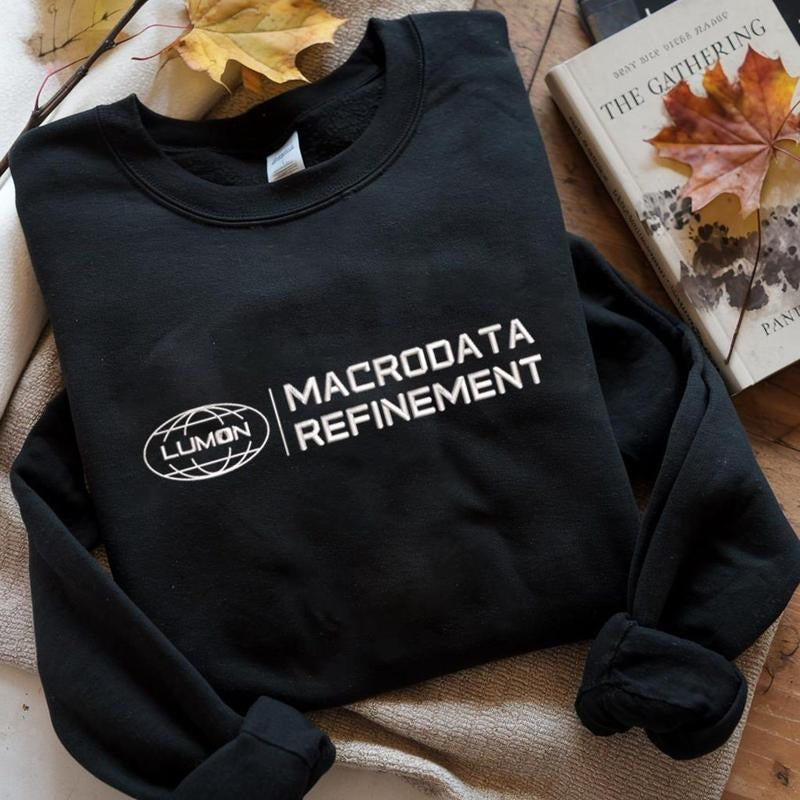 Lumon Macrodata Refinement Embroidery Sweatshirt, LUMON shirt, TV Show Inspired Sweatshirt, Unisex TV Series Lover Shirt,...