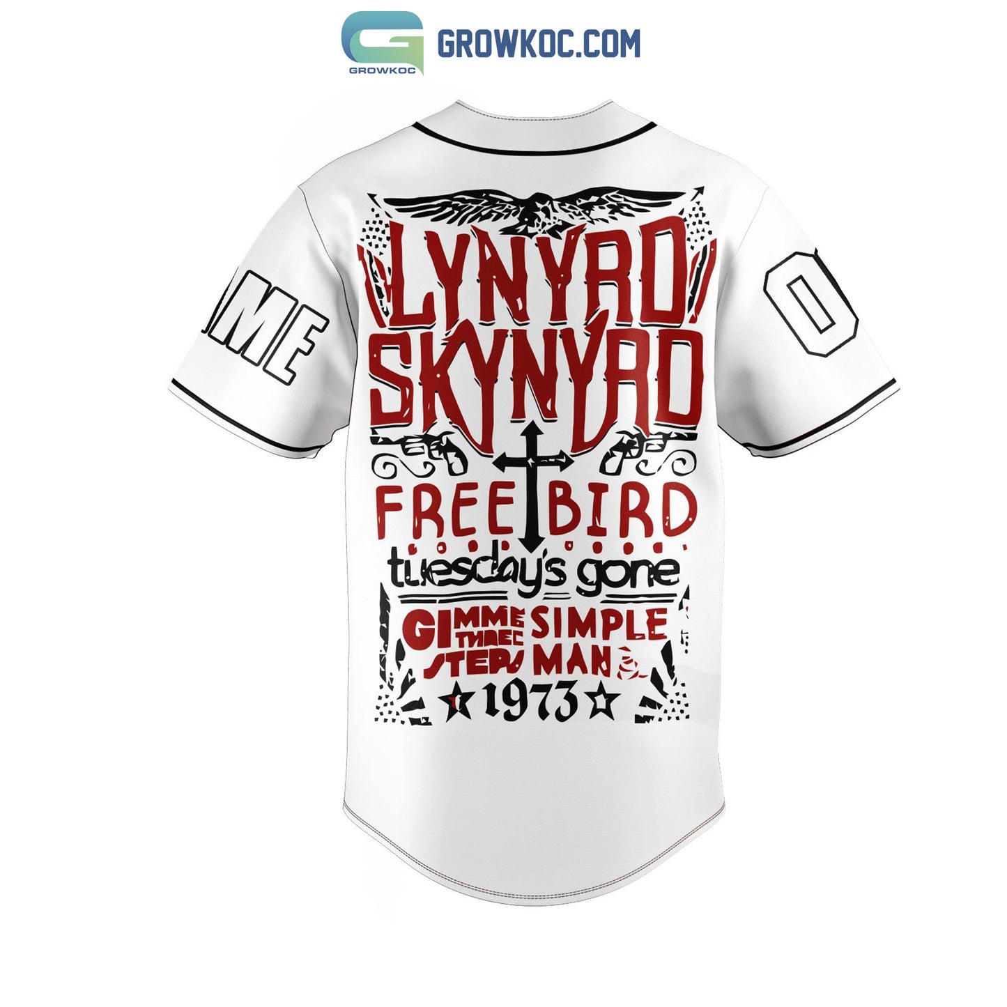 Lynyrd Skynyrd One More For The Fans Personalized Baseball Jersey