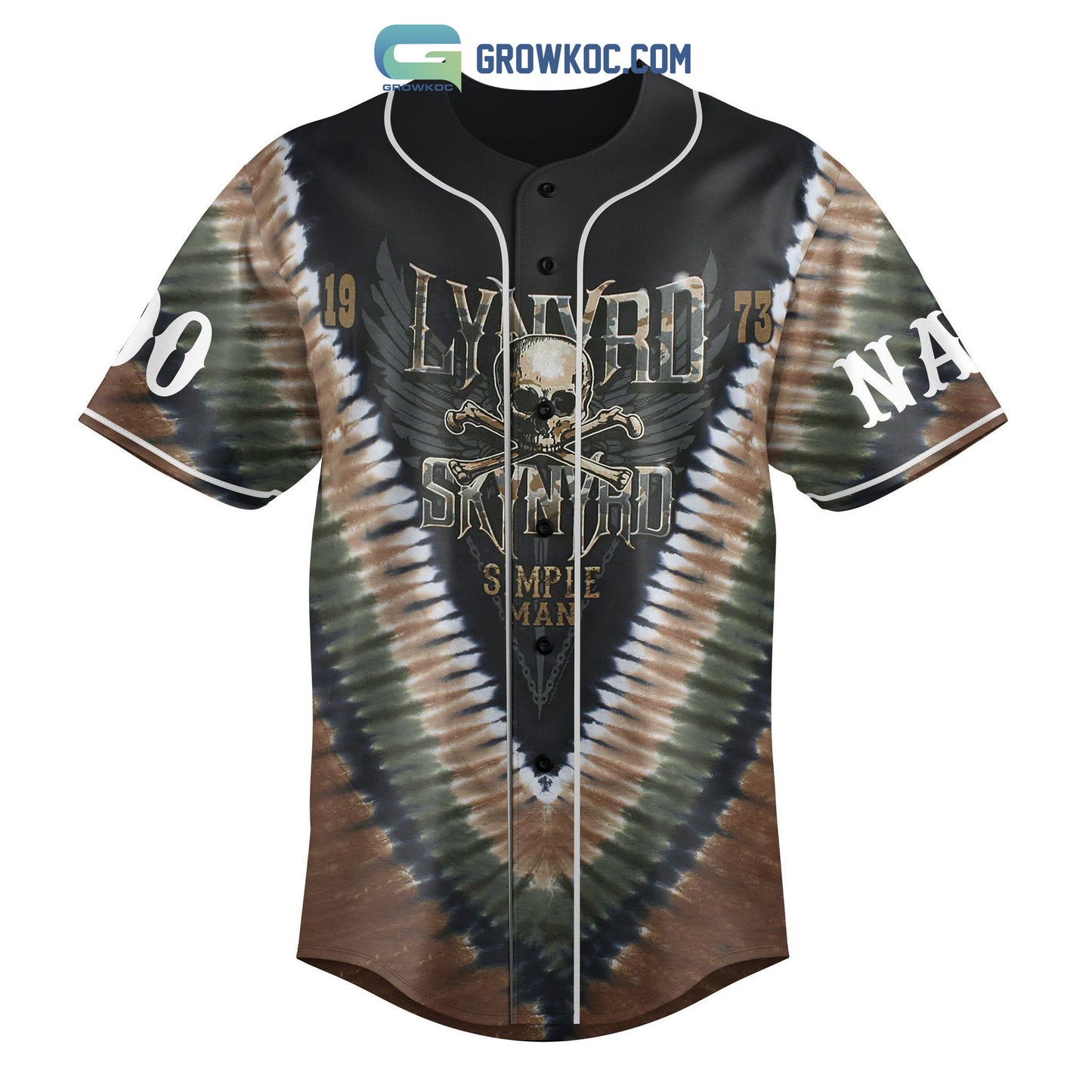 Lynyrd Skynyrd Simple Man 1973 Personalized Baseball Jersey