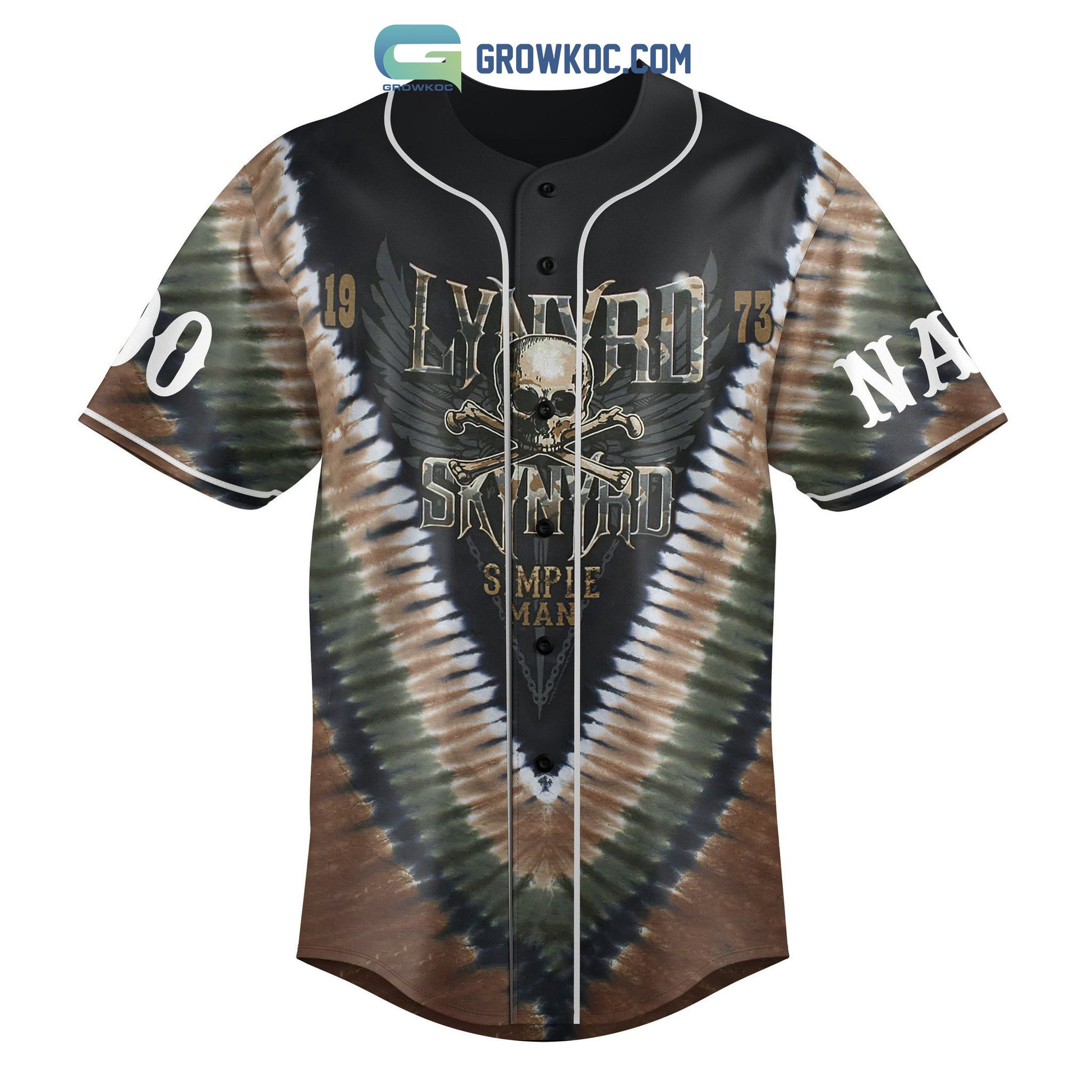 Lynyrd Skynyrd Simple Man 1973 Personalized Baseball Jersey
