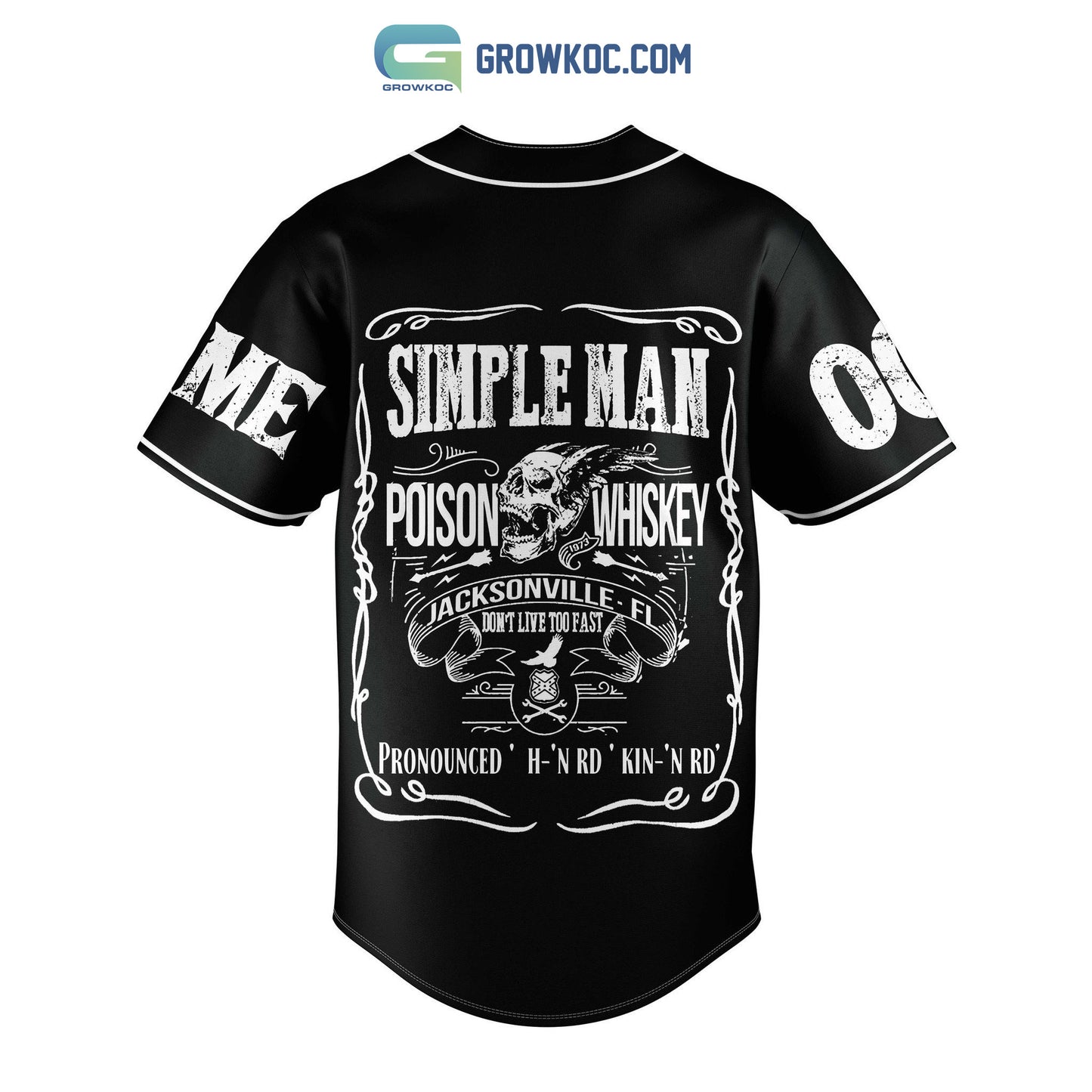 Lynyrl Skynyrd Simple Man Personalized Baseball Jersey