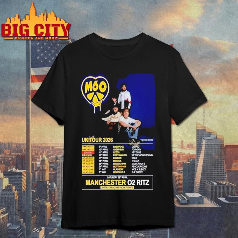 M60 02 Ritz Uk Tour 2026 Shirt