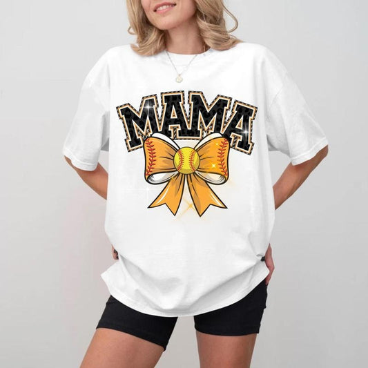 MAMA Game Day Crewneck, Unisex Cotton T-shirt for Moms Hoodie, Sweatshirt | WearSparks.com