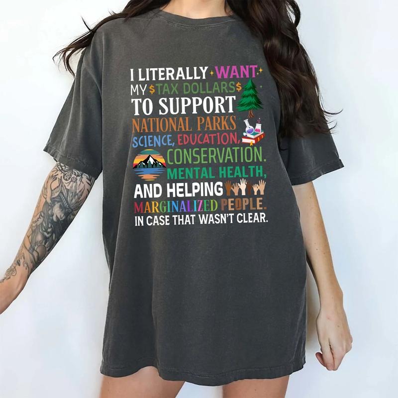 MAPTEES Activism Comfort Colors Shirt, Mental Health T-shirt, Support National Park Graphic Tee, Convervation Clothing,...