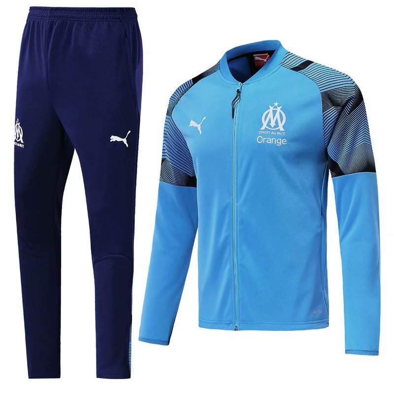 MARSEILLE LIGHT BLUE LONG ZIP TRAINING 1