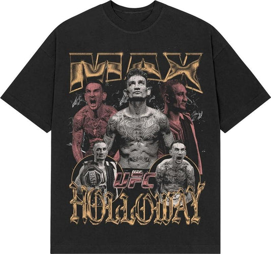 MAX HOLLOWAY TEE, Holloway Boxing T-shirt, Max Holloway Boxer Tee, Max Holloway Sports Shirt, UFC Sports Shirt, UFC Sport...