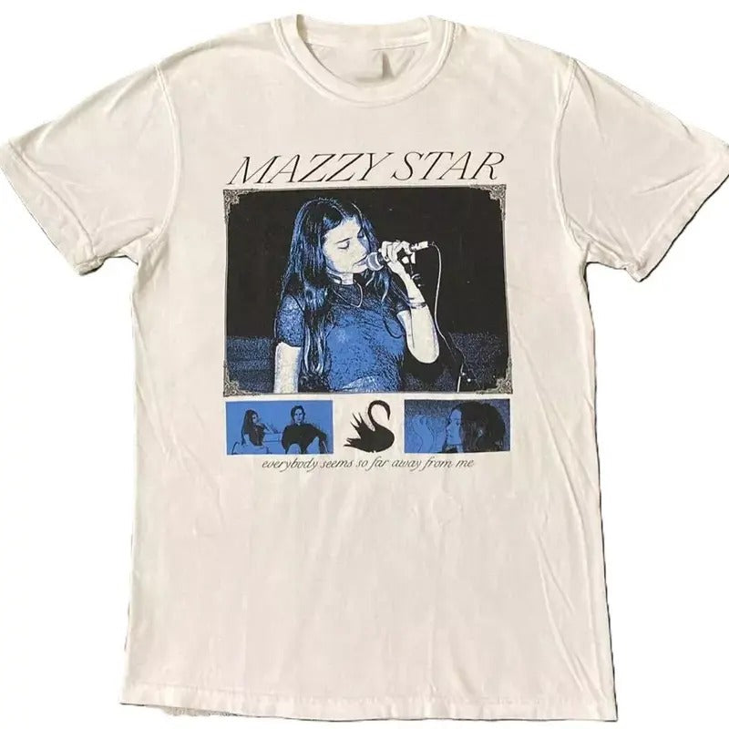 MAZZY STAR Band White All Size T-Shirt Men Women gift unisex cotton Shirt Hoodie, Sweatshirt | WearSparks.com