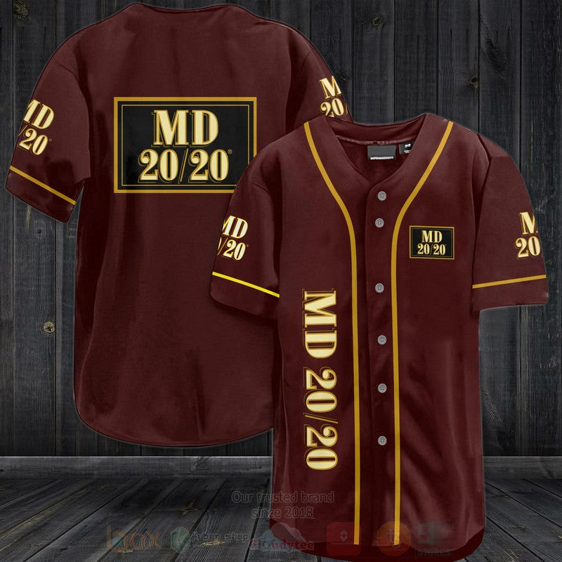 FASHION MD 20-20 Baseball Jerseys Botton Shirt