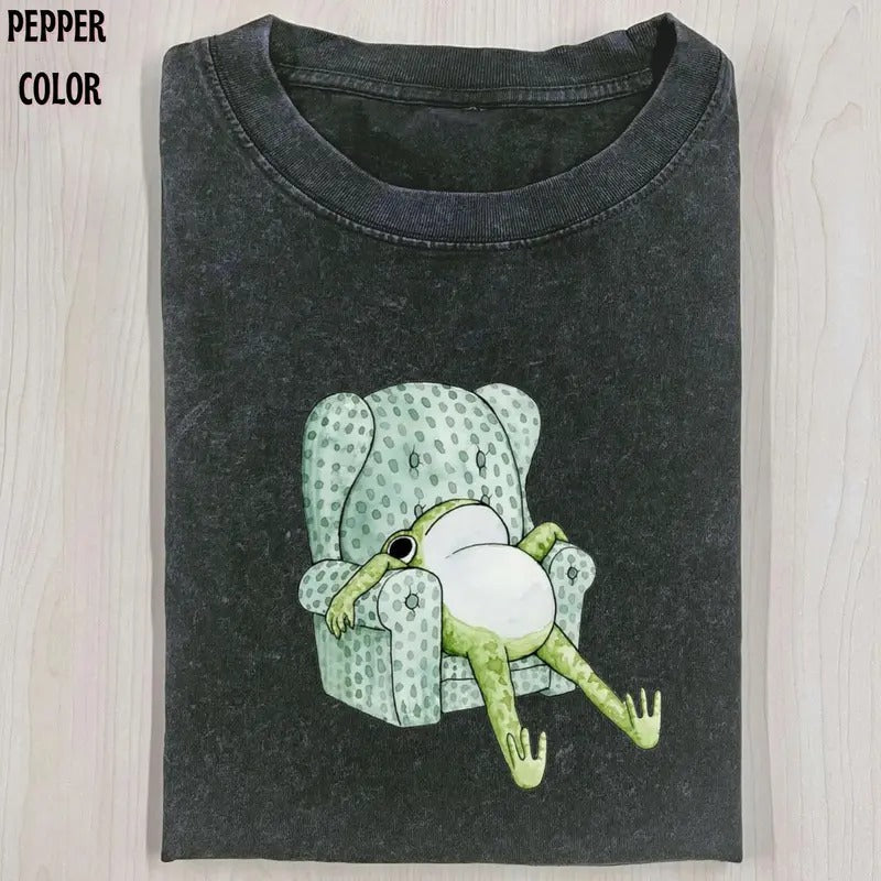ME ANYTIME THE TEMPERATURE IS ABOVE 80F T-SHIRT, Funny Frog tee, Meme Funny Vintage graphic 90' Graphic tee Womenswear...