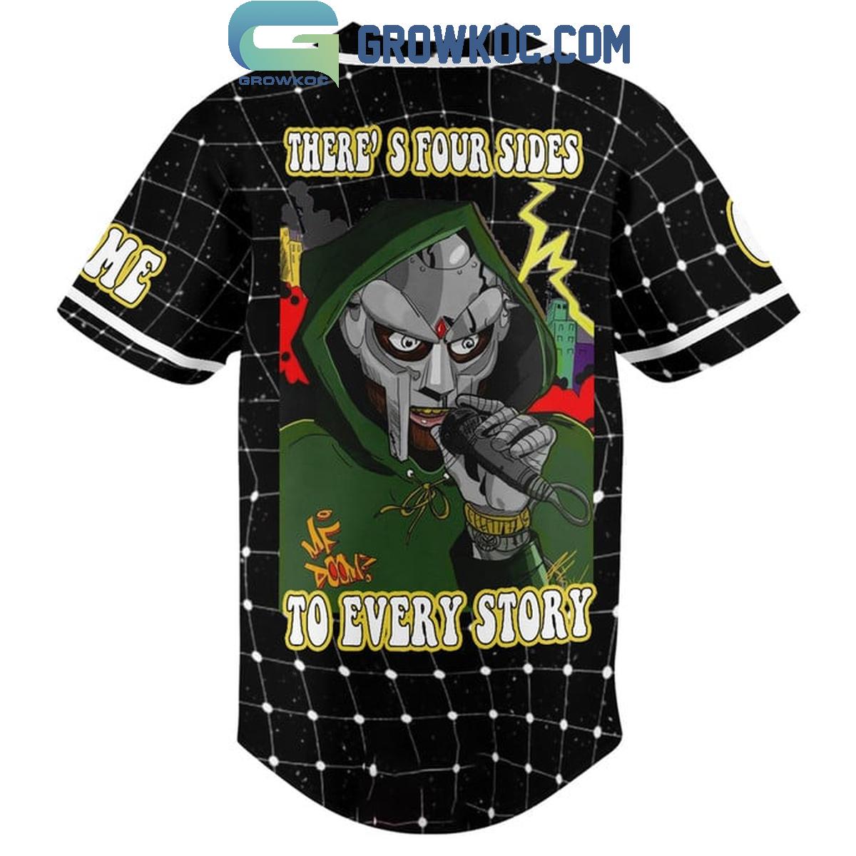 MF Doom There’s Four Sides To Every Story Personalized Baseball Jersey