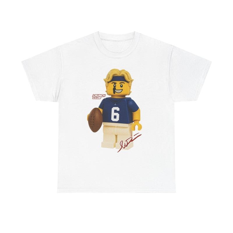 MINI JAX TEE - Dart Giant Football  Casual Classic Cotton Menswear Shirt Vintage Graphic Hoodie, Sweatshirt | WearSparks.com
