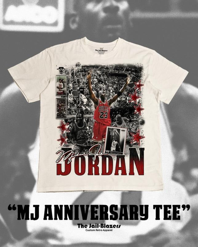 " MJ Anniversary Tee " - Off White Hoodie, Sweatshirt | WearSparks.com