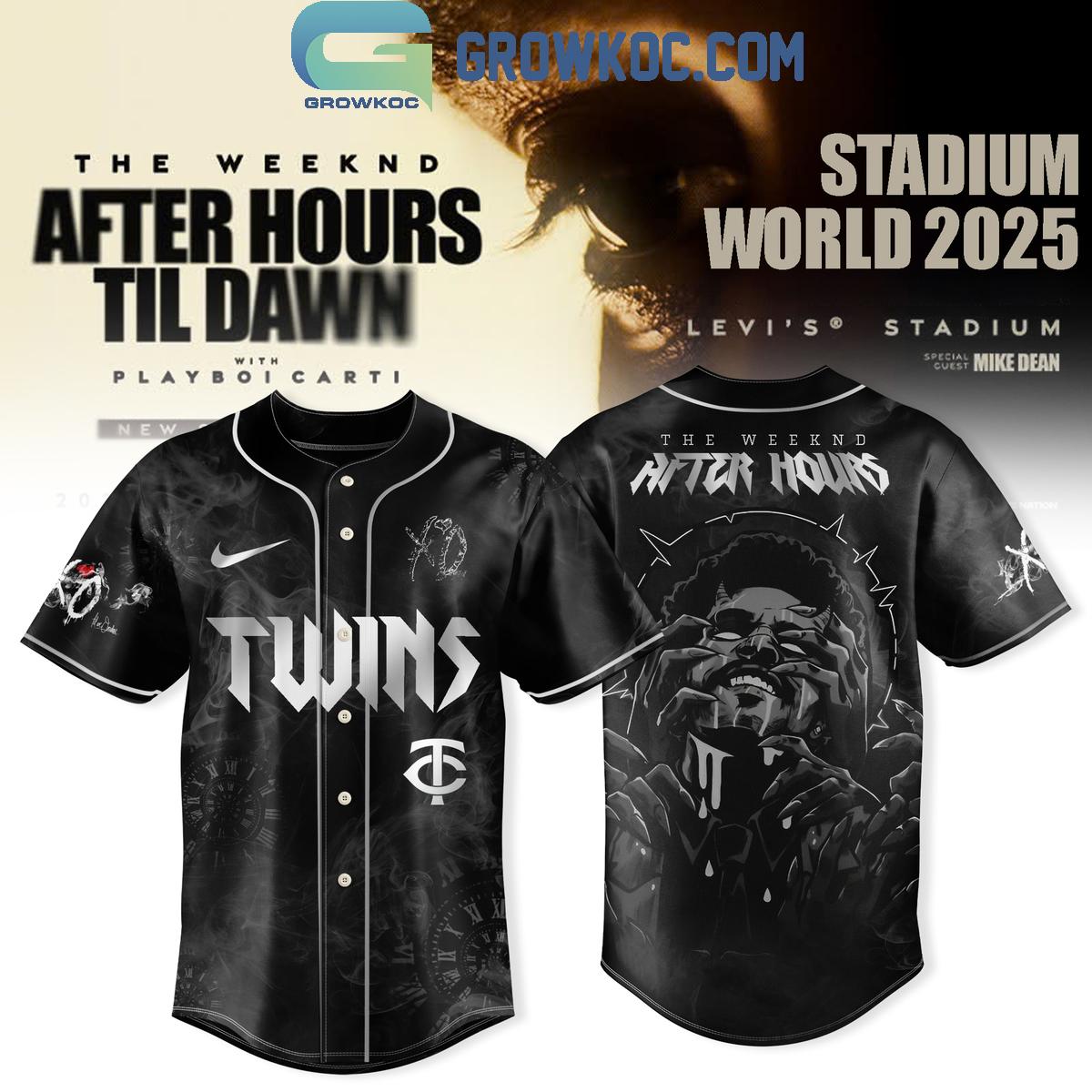 MLB All Teams x The Weeknd Tour 2025 Baseball Jersey