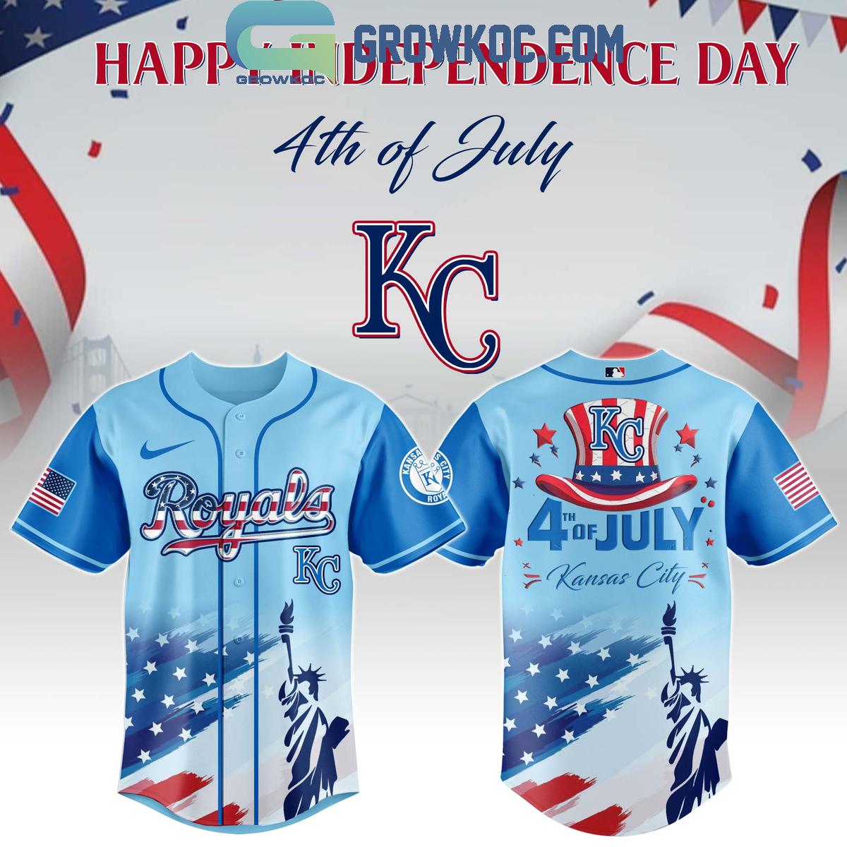 MLB Happy Independence Day 4th Of July Baseball Jersey