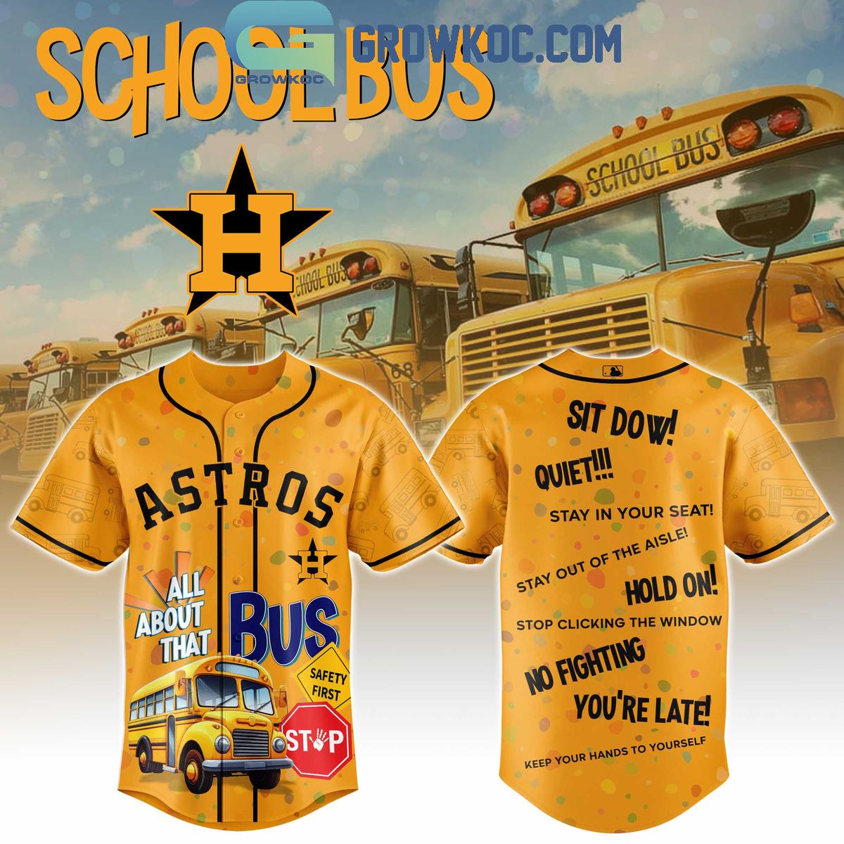 MLB x Back To School 2025 Yellow Baseball Jersey