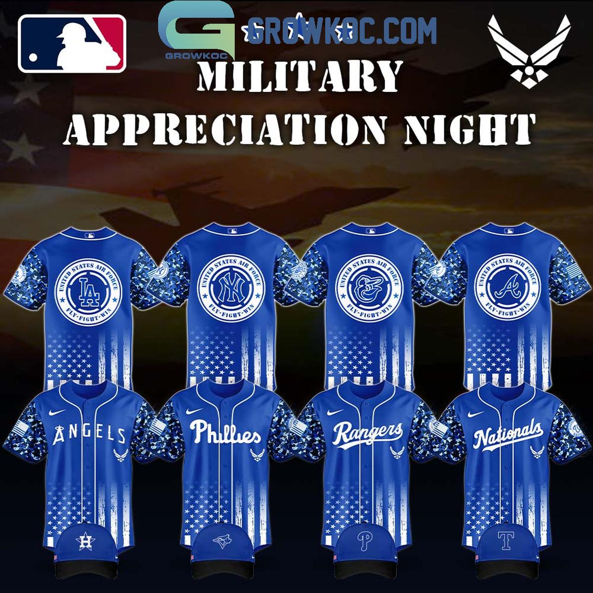 MLB x United States Air Force Military Appreciation Night 2025 Baseball Jersey