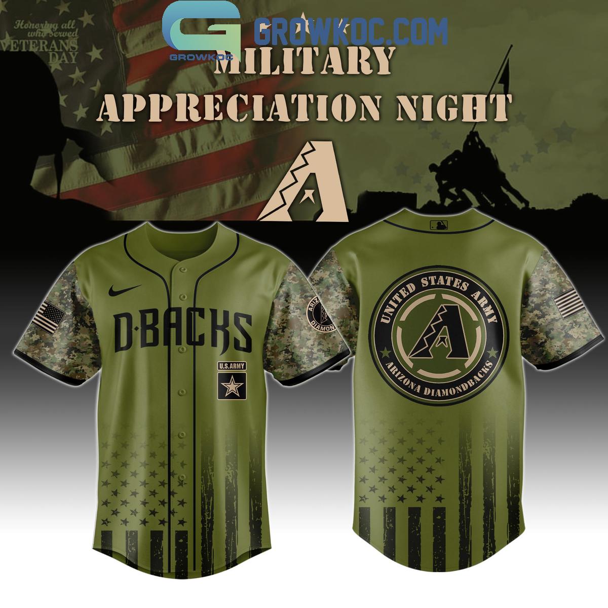 MLB x United States Army Military Appreciation Night 2025 Baseball Jersey