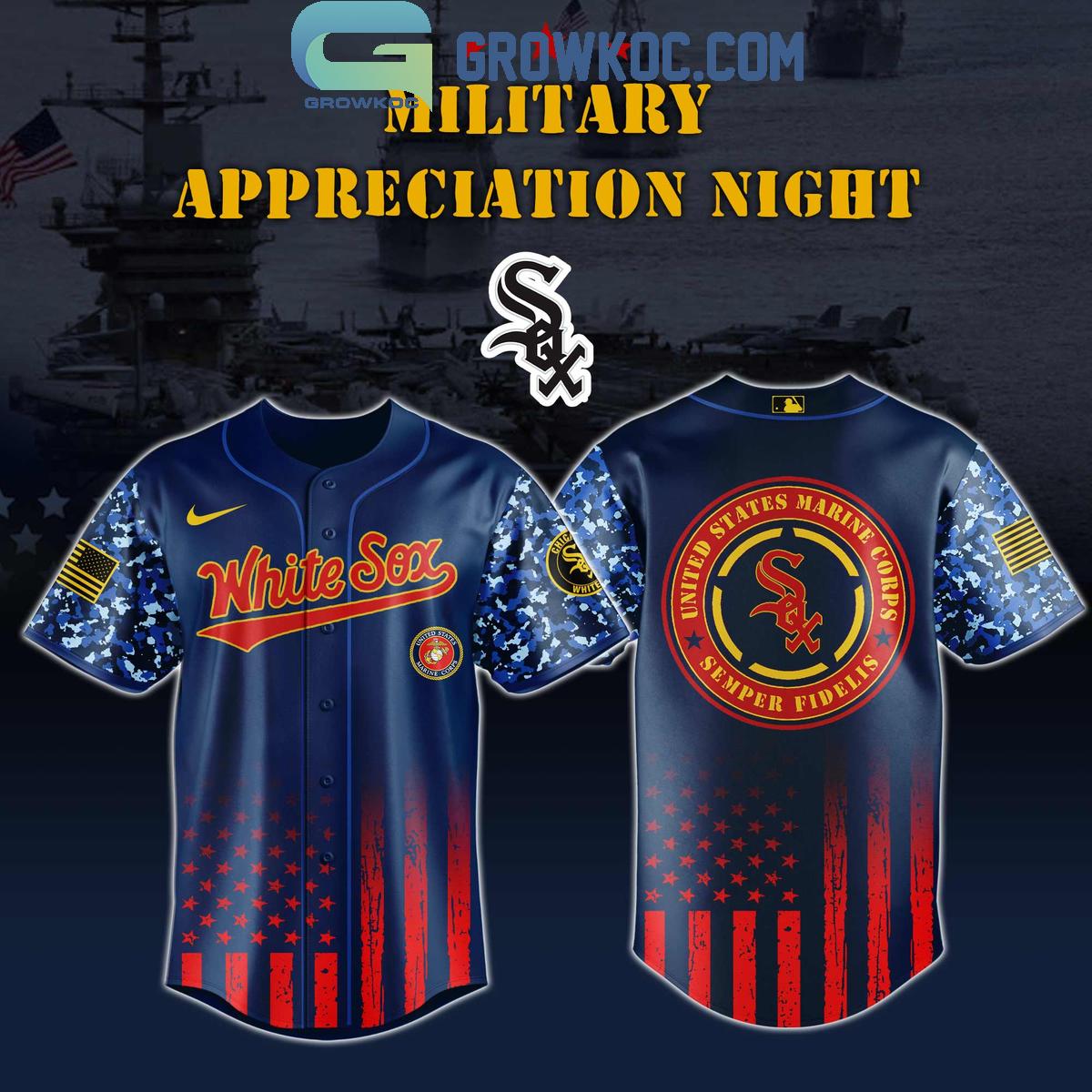 MLB x United States Marine Corps Military Appreciation Night 2025 Baseball Jersey
