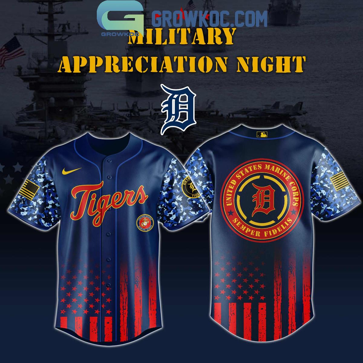 MLB x United States Marine Corps Military Appreciation Night 2025 Baseball Jersey