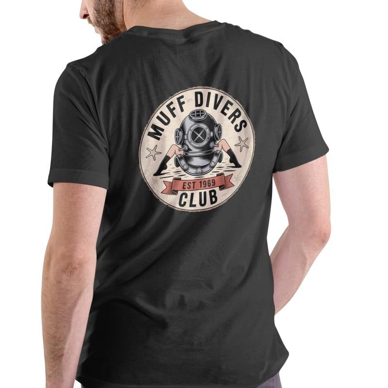 MUFF DIVERS CLUB Funny T Shirt, Unisex Cotton Hoodie, Sweatshirt | WearSparks.com